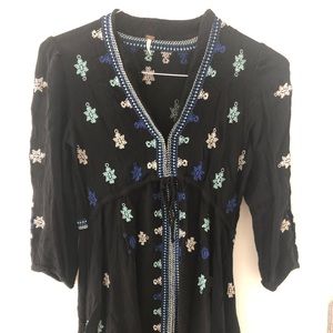 Free People Boho Mini Dress XS